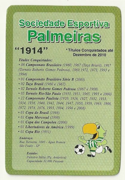 Palmeiras nº 079